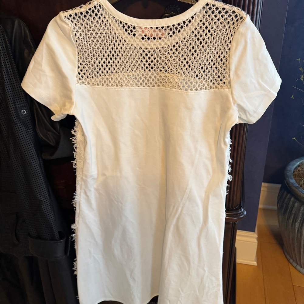 Elegant White Lace Top